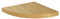 Core Products, Hudson Floating Corner Shelf Kit, 29.5 cm Length x 29.5 cm Width x 3.8 cm Height - Oak