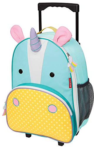 Skip Hop Zoo Luggage/Travel trolley for Children(with name tag), Unicorn
