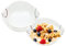 Van Well 4er Set Müslischale, Suppenschale, kleine Schale 14,2cm weiß - Verschiedene Dekore wählbar, Dekor:Palazzo