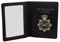 Piel Cabrera Portefeuille Métropolitain + Badge Bleu Cuir Véritable Homme Adulte Collectionneurs de Police