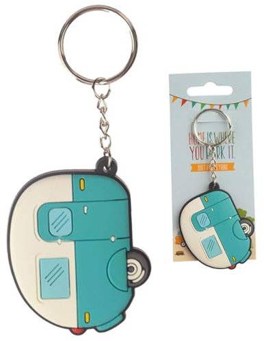 Puckator Schlüsselanhänger aus PVC, Gesamtlänge 11,5 cm, Höhe 5 cm, Breite 6 cm, Tiefe 0,5 cm