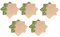Heku Bio-Servietten 25 Stück, 2-lagig (Servietten 33x 33cm, 5 Packungen)