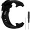 WEINISITE Armband for Suunto Spartan Sport,Sport Silikon Ersatzarmband für Suunto Spartan Sport Running Watch (Schwarz)