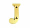 Ironmongery Solutions® House Door Letters A to Z in Polished Brass - Fit To All Types of Door 50mm (J)