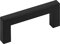 SOTECH Möbelgriff E8 BA 64 mm Edelstahl SS201 schwarz matt brüniert, Stangengriff Relinggriff für Küche Bad und mehr
