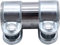 1 PC SHLPDFM Exhaust Clamps Exhaust Pipe Sleeve Connector Stainless Steel 38mm x 90mm Clamp 8Z0253141 Compatible with SEAT Ibiza VW Polo Fox UP Audi A2 Fabia
