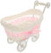 Zerodeko 1Pc Baby Kinderwagen für Puppen Süßigkeiten Containerkorb Desktop Hochzeitsblumenkorb Dekoration Imitation Toys Doll Kinderwagen