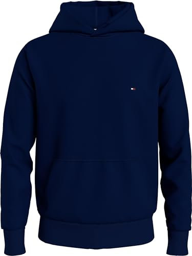Tommy Hilfiger Herren Hoodie Flag Logo mit Kapuze, Blau (Desert Sky), XS