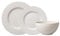 Villeroy & Boch Manufacture Rock Blanc Teller-Set 12-teilig, Weiß, Tafelservice für 4 Personen, Speiseteller ø 27 cm/Frühstücksteller ø 22 cm/Bol ø 14 cm, Premium Porzellan, Schiefer-Optik