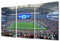 TUMOVO Fußball-/Fußballstadion-Wandkunst für Wohnzimmer,AT&T Stadion,Leinwand,Wandkunst,Sportbilder,Poster,Spielzimmer,moderne Wanddekoration,Kunst Schlafzimmer,Büro,Gemälde,gerahmt,fertig