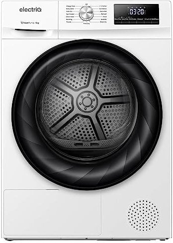 electriQ 9kg Heat Pump Tumble Dryer - White