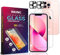 RKINC Screen Protector [2 + 2 Pack] for iPhone 13 Pro 6.1-Inch, Tempered Glass Film Screen Protector & 2 Camera lens Protector [LifetimeWarranty][Anti-Scratch][Anti-Shatter]
