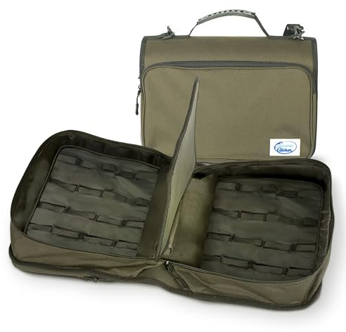 MASTER CATCHER I Angeltasche für 32 Jar Bait Powerbait Forellenteig Bienenmaden Gläser I ideales Angelzubehör