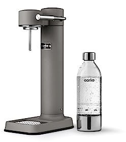 Aarke Carbonator 3, Premium Wassersprudler aus Edelstahl mit Aarke Flasche, Mattgrau Finish