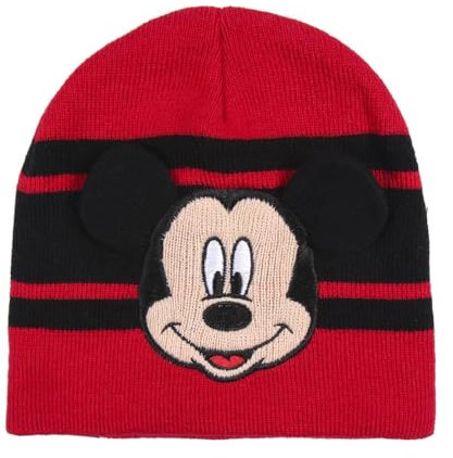 Cartoon Kindermütze Micky Maus Mütze mit Ohren Mütze 100% Acryl