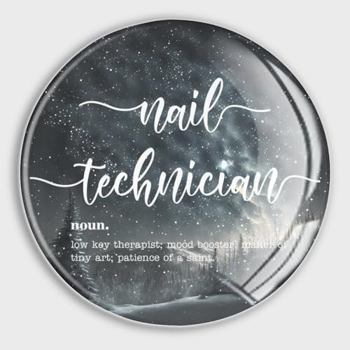 Freecustom Nail Technician Definition Fridge Magnets Glass Cute Magnets Inspirational Quotes Fridge Magnet Words With Definition Magnets Fridge Stickers For Office Cabinets Whiteboard 2 Pieces