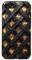 Hülle für iPhone SE (2020) / 7 / 8 Carbon Muster, schwarzes Design