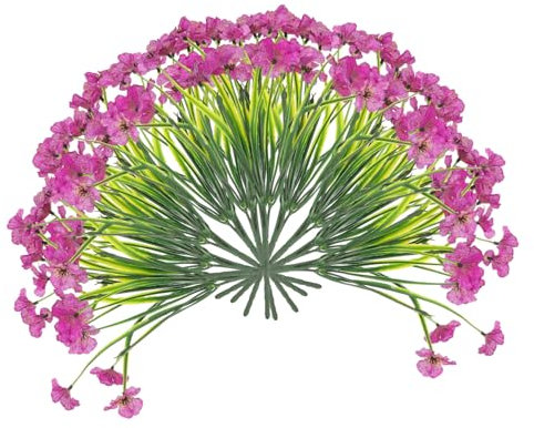 KONTONTY Realistischer Kunstblumenstrauß Grünpflanzen Veilchen große Kunstblumen für die Hochzeitsdekoration