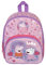 Kindergartenrucksack Peppa Pig rosa Mädchen - Personalisiert mit Name - Mädchenrucksack mit Vortasche - 2 Fächer