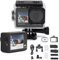 PRIXTON Cámara Deportiva Multisport DV670, Resolución 4K, Doble Pantalla, WiFi y App móvil, Estabilizador óptico
