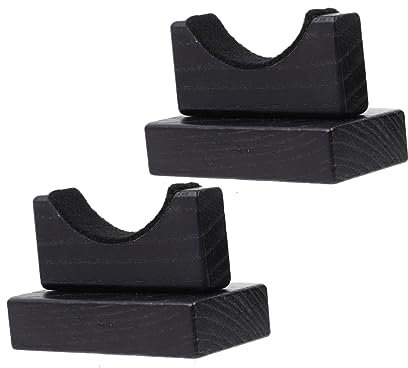 VANZACK Präsentationsständer Für Baseballschläger Aus Holz – 2 Schlägerhalter – Platzsparendes Lagerregal Für Zuhause Geschäft Und Stadion