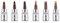 TOP-VIGOR Kreuzschlitz-Bit-Stecknuss, 3/8-Zoll-Antrieb x PH1-PH3, FD4-FD6.5 Schlüsselnuss, Premium-S2-Stahl-Bits, 48 mm Länge Bit mit Sechskantschaft, Bohrmaschinen-Adapter (nur für Handgebrauch)