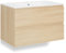 Homestyle4u 2793, Waschbeckenunterschrank Schubladen Waschtisch mit Unterschrank 80 cm Waschtischunterschrank hängend