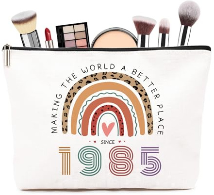 40th Birthday Gifts for Women- Small Comestic Bag Presents for Female 40th Birthday for Best Friend, Sister(only Bag)