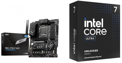 MSI Pro Z790-P WiFi Carte Mère + Intel® Core™ Ultra 7 265KF processeur pour PC de Bureau 20 cœurs