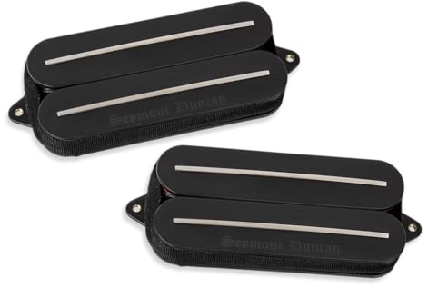 Seymour Duncan Black Winter Rail- Humbucker Set, 7-String - Black