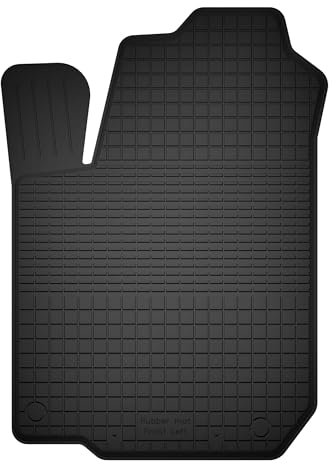 Wielganizator Gummimatte Fahrerseite passend für Renault Megane IV (2015-) Grand-Coupe, Liftback, Kombi, Grandtour, Coupé, GT | bessere Passform als universelle Matten | Schwarz | Hergestellt in Polen