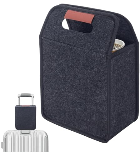 Cup Holder Bag - 20 x 12 x 28 cm Insulated Cup Carrier, Foldable Drinks Bag, Thermal Insulation Technology Insulated Cup with Handle Drink Travel Organisation Solution for Daily Commuting