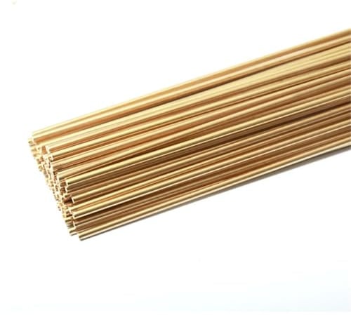 Filo di rame 1.6/2/2.5/3mm Ottone Filo for Brasatura Asta di Saldatura Elettrodo Rotondo Adatto for La 0f Rame E Ferro(10pcs,2.5mmx50cm)