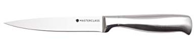 MasterClass Acero Deluxe Coltello da cucina in acciaio al carbonio, 12 cm (4,5)