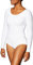 Capezio Damen Team Basic Langarmtrikot Gymnastikanzug, Weiss/opulenter Garten, S