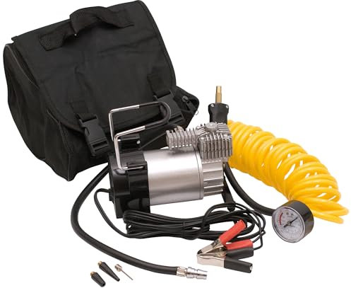 S SUMEX Volcano Compresor Profesional Volcano DC - 12V 11 Bar 30 Amp 200W Potente y Eficiente Incluye 3 Adaptadores