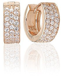 Sif Jakobs Jewellery Damen Ohrstecker Empoli - 18k Roségold plattiert mit weißen Zirkonen