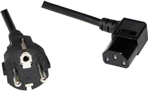LogiLink CP118 Netzkabel Schuko Stecker auf C13 Buchse 3m schwarz