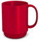 Ornamin Cup with Handle 300 ml red (Model 510) / Reusable Cup Plastic, Coffee Mug