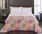DecoKing 12239 Tagesdecke 260x280 cm rosa violett weiß bunt anthrazit Bettüberwurf zweiseitig colourful pink white violet Steppung Bibi