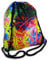 Robin Ruth Hanf Peace Love Rucksack bunt schwarz glatt Polyester OTG6010F Polyester Rucksack