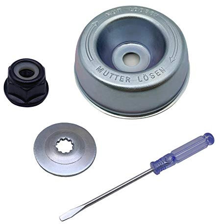 RayTour Replacement Blade Adapter Kit for STIHL String Trimmers Brush Cutter Maintenance Thrust Washer Rider Plate Collar Nut Screwdriver for Stihl Lawn Mower
