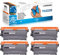 LOSMANN 4x Toner Kompatibel für Brother TN-2220 TN2220 TN-2010 TN2010 für DCP-7060DN DCP-7060N DCP-7065 DCP-7065DN DCP-7070 DCP-7070DW HL-2130 HL-2130R HL-2132 HL-2132R HL-2135 HL-2220 HL-2200 HL-2215