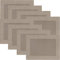Erwin Müller Tischset Lissabon 8er-Pack abwaschbar Cappuccino Größe 33x45 cm