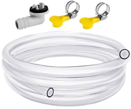 Tragbarer Klimaanlagen-Ablaufschlauch,Auslaufsicherer Klimaanlagen-Ablaufschlauch - Weißer AC-Ablaufschlauch Für -Split-Klimaanlage | Tragbarer AC-Ablaufschlauch