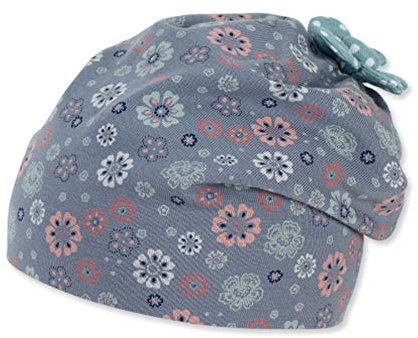 Sterntaler Baby - Mädchen Slouch-beanie 1402162 Beanie-Mütze, Blau, 47