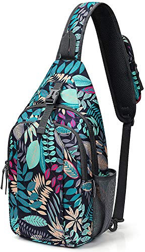 G4Free Sling Rucksack Brust Umhängetasche Crossbody Gym Daypack für Outdoor Radfahren Reisen Wandern Unisex