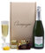 Coffret Champagne AOC Brut 75cl - Safran - Coffret cadeau - Colis Gourmand -Origine France -Direct productrices françaises