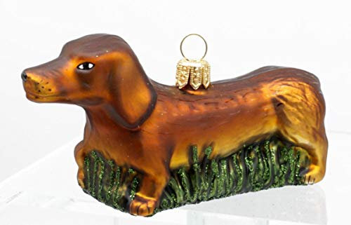 condecoro Dackel Christbaumschmuck Hunde Christbaumkugel