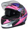 Motorradintegralhelm mit integrierter Sonnenblende und klappbarem Visier 917-PL-XS